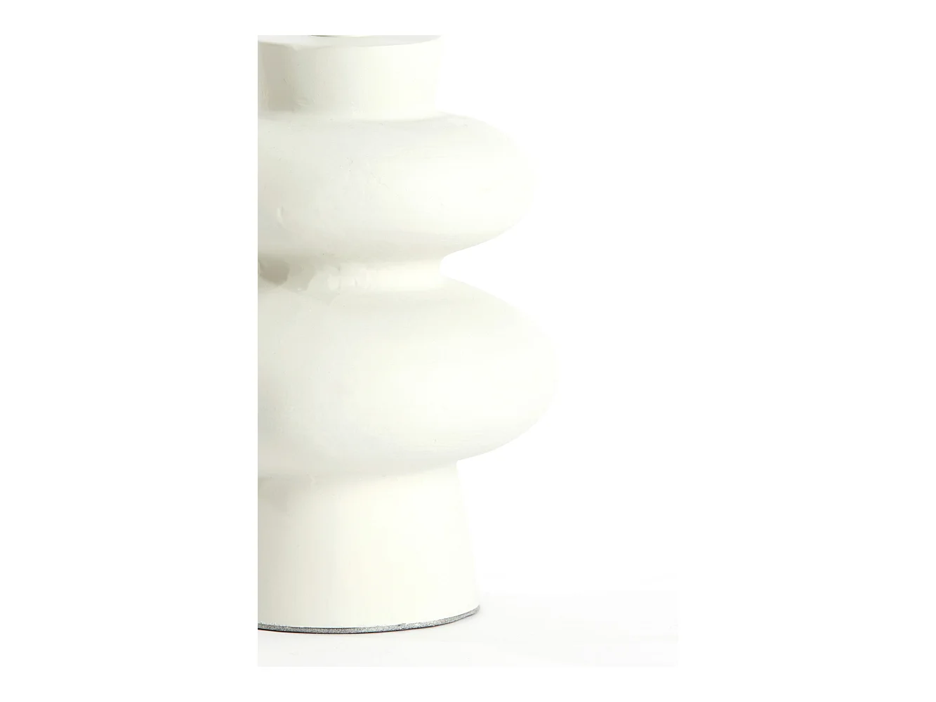 Pied de lampe OLONA - Ø13x20cm - Blanc