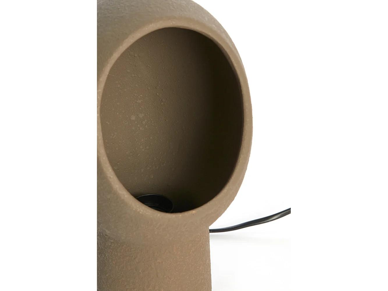 Lampe de table MONK - 18,5x17x30cm - Marron