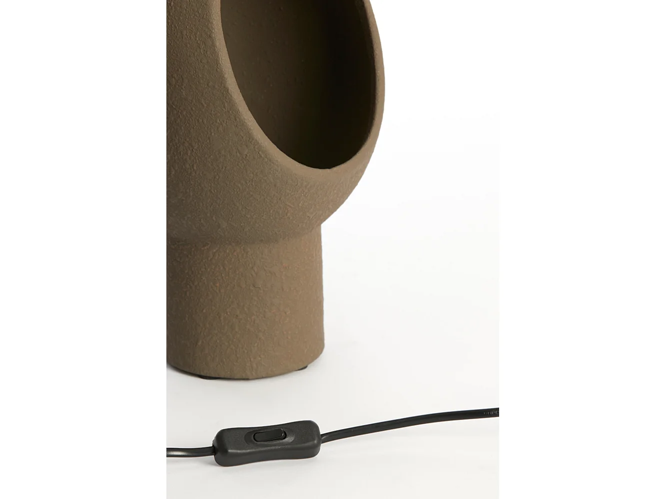 Lampe de table MONK - 18,5x17x30cm - Marron