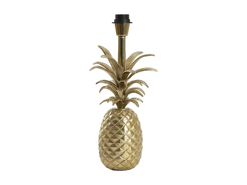 Pied de lampe ANANAS - 20x19x37cm - Doré