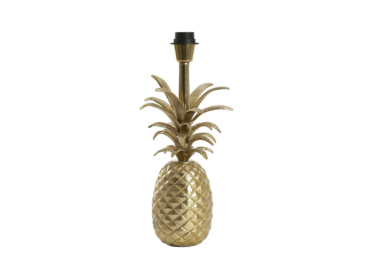 Pied de lampe ANANAS - 20x19x37cm - Doré