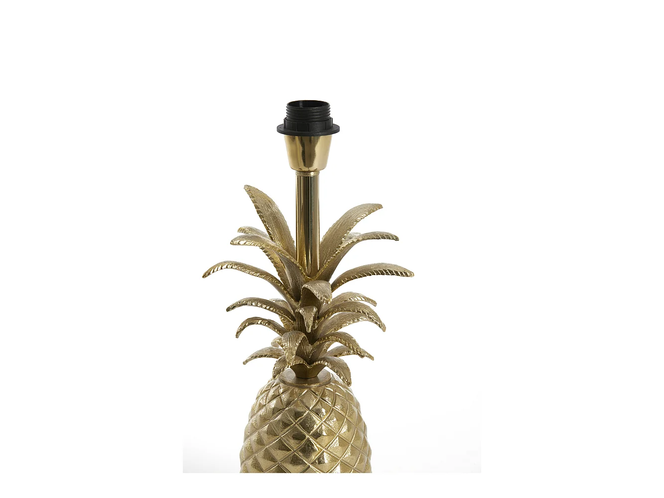 Pied de lampe ANANAS - 20x19x37cm - Doré