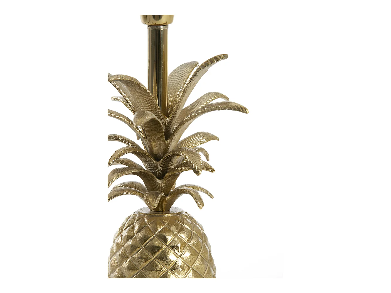 Pied de lampe ANANAS - 20x19x37cm - Doré