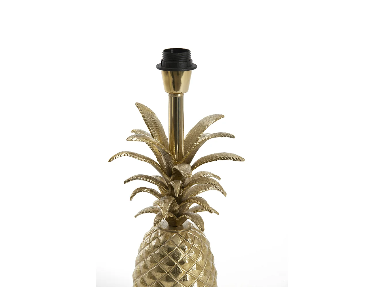 Pied de lampe ANANAS - 20x19x37cm - Doré