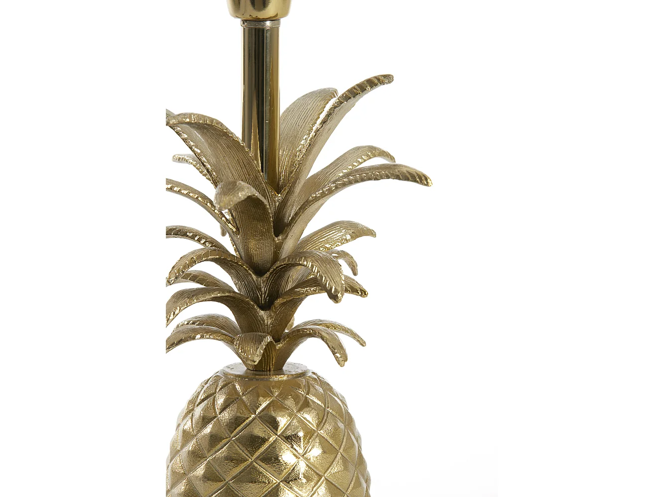 Pied de lampe ANANAS - 20x19x37cm - Doré