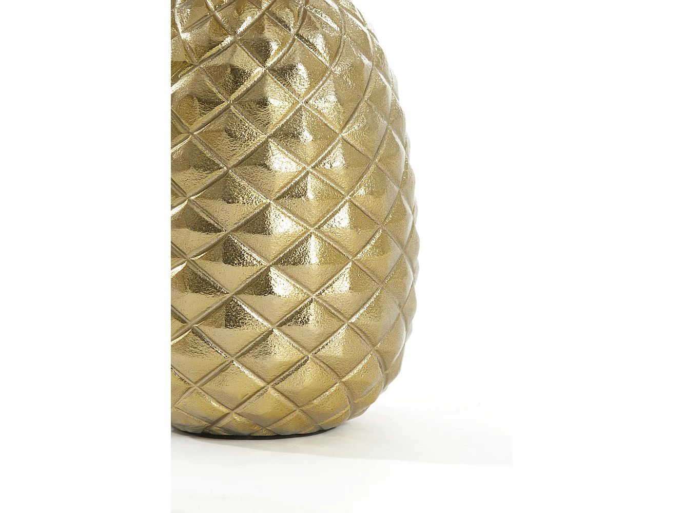 Pied de lampe ANANAS - 20x19x37cm - Doré