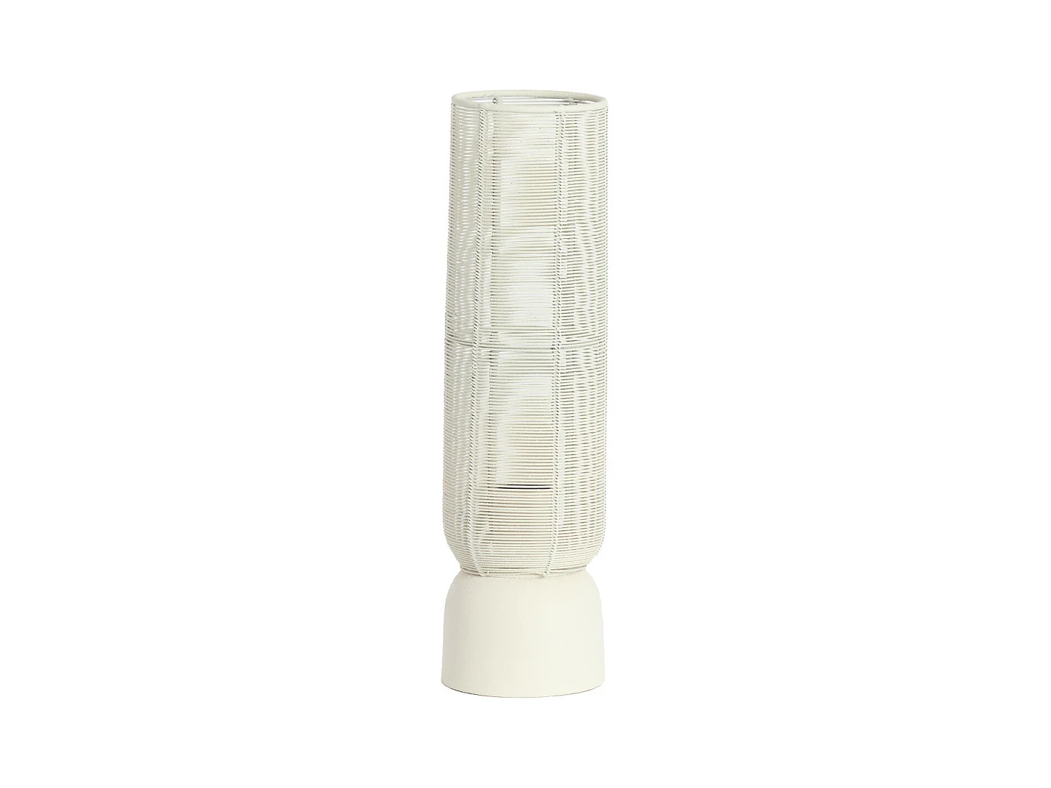 Lampe de table LEZUZA - Ø11x39,5cm - Blanc