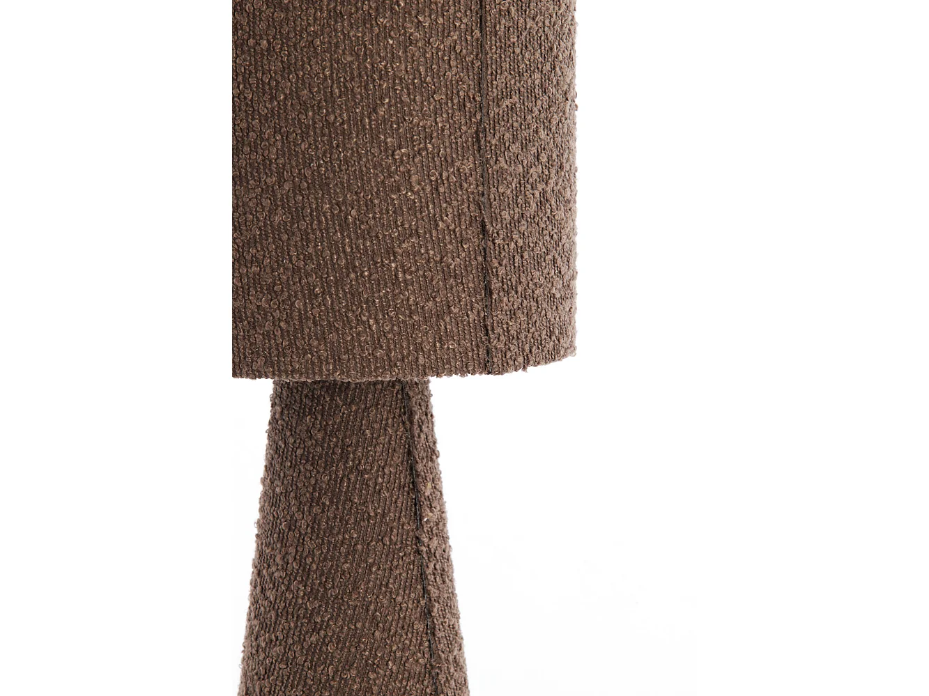 Lampe de table MICKY - Ø20x58cm - Marron