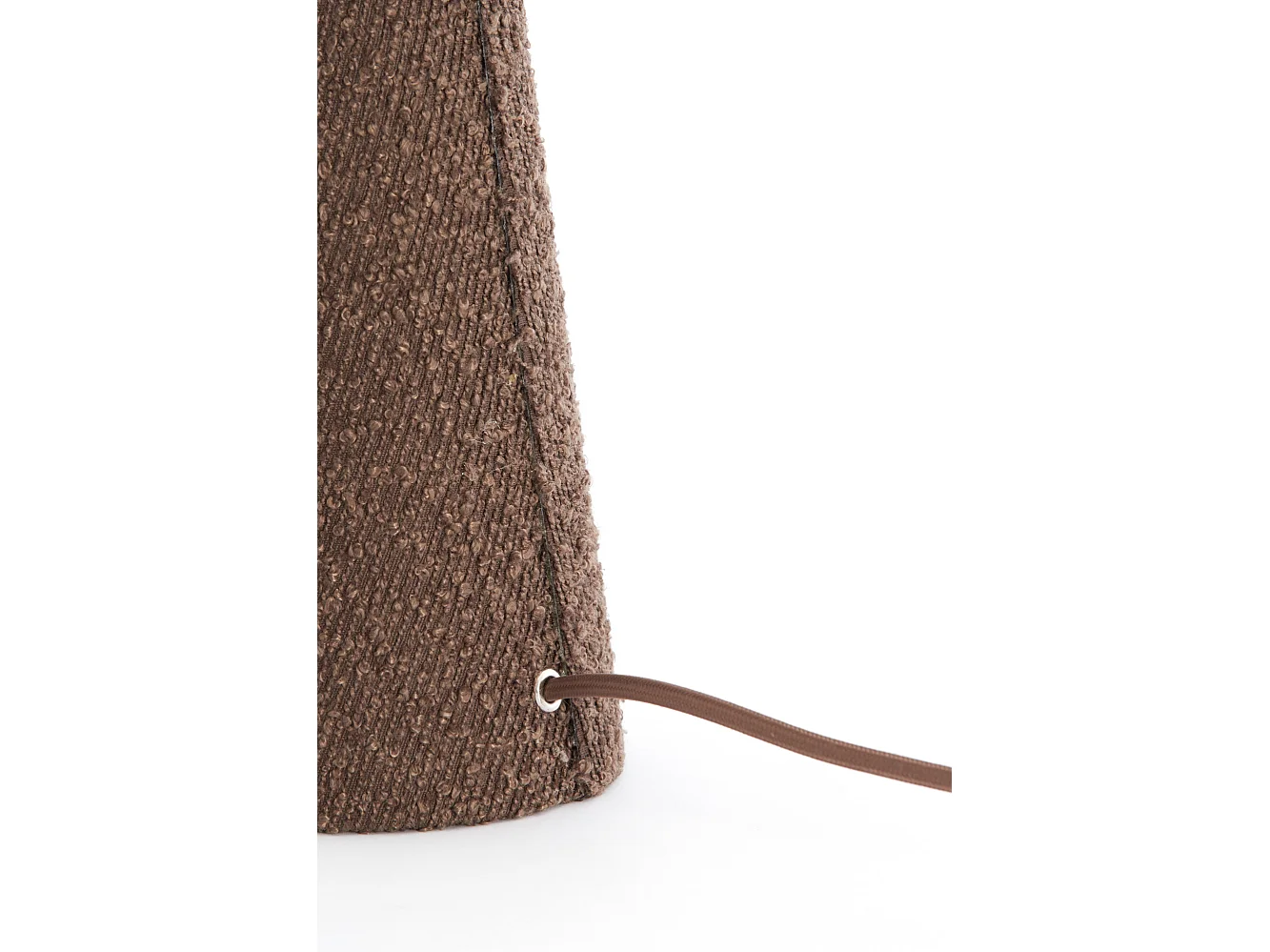 Lampe de table MICKY - Ø20x58cm - Marron