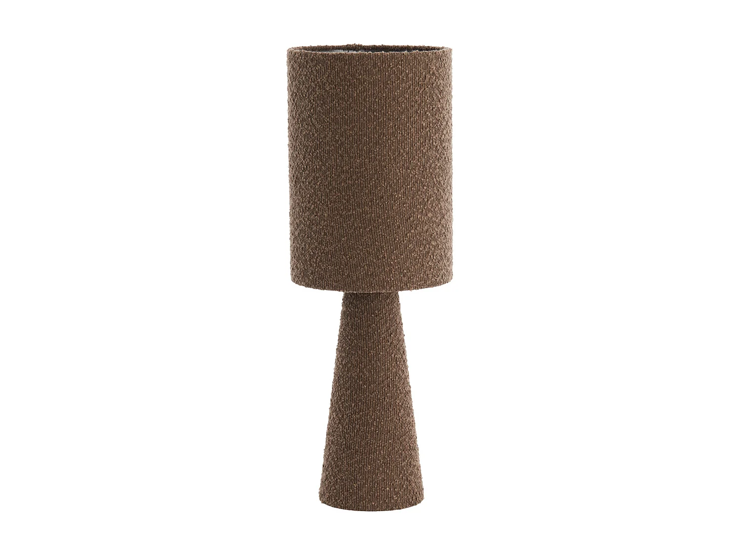 Lampe de table MICKY - Ø20x58cm - Marron