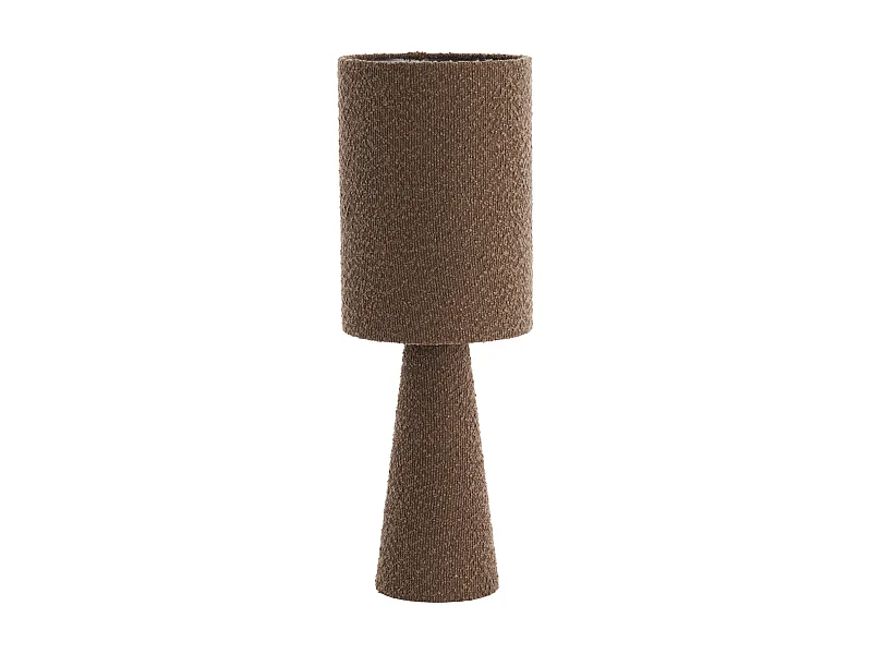 Lampe de table MICKY - Ø20x58cm - Marron