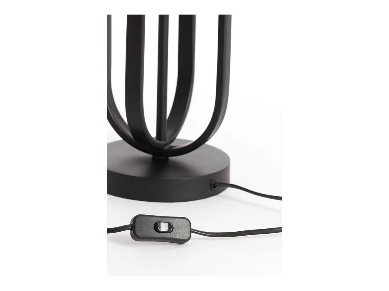 Pied de lampe ASTER - Ø16x55cm - Noir