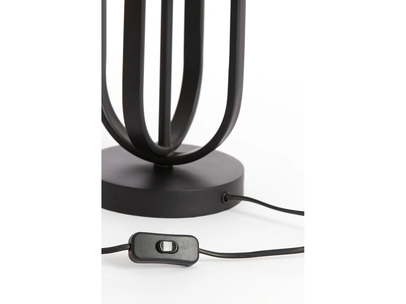 Pied de lampe ASTER - Ø16x55cm - Noir