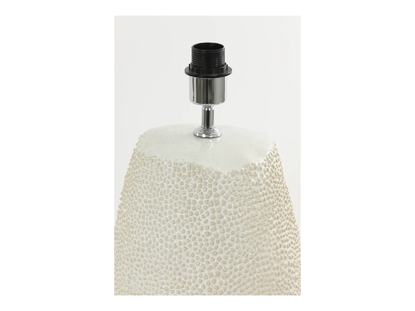 Pied de lampe KYARA - 34,5x34,5x59 - Blanc