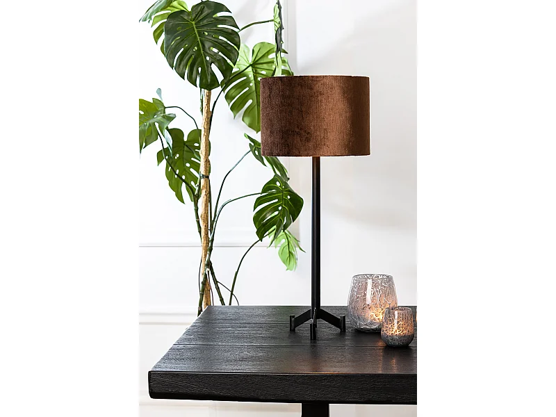 Pied de lampe DENNIS - Ø15,5x50cm - Noir