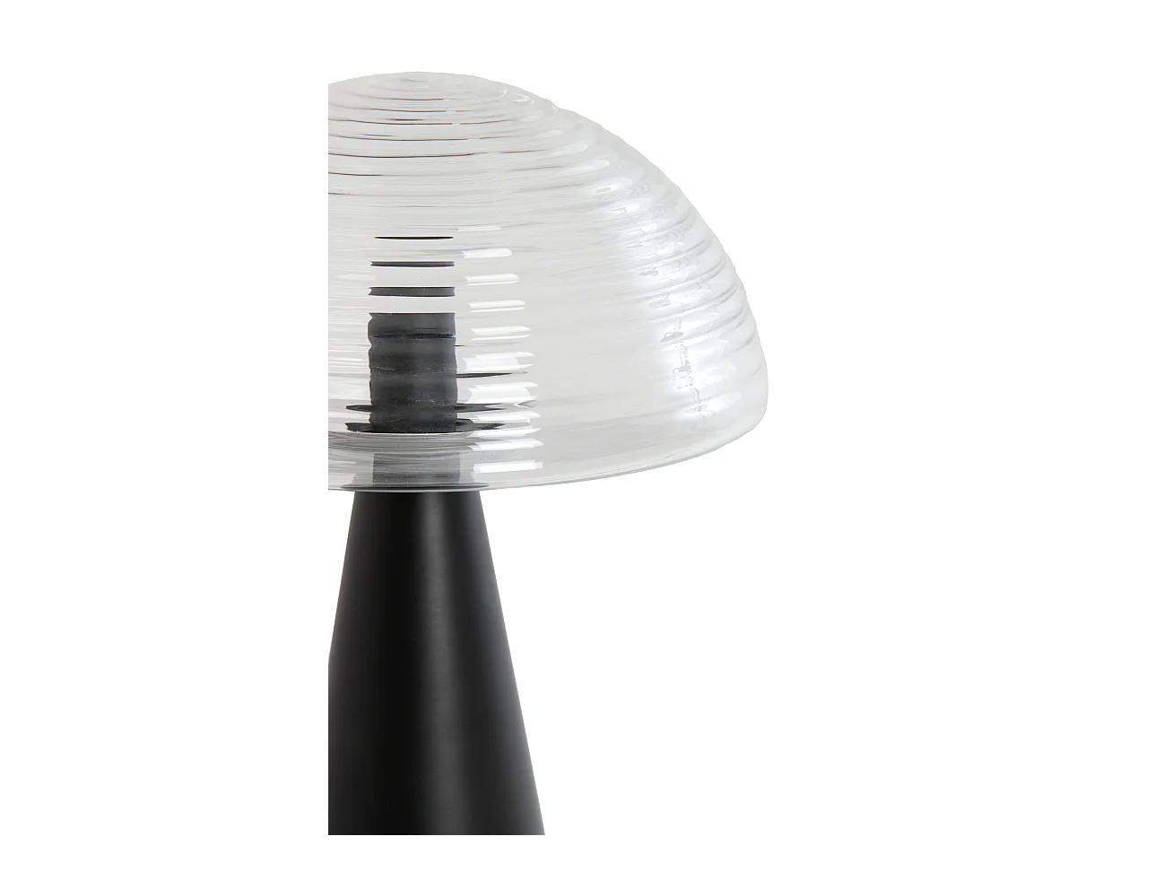 Tischlampe MUEDA - Ø30x43cm - Schwarz