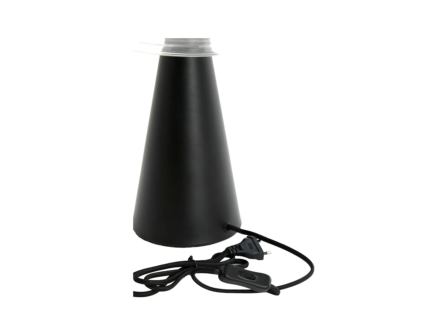 Tischlampe MUEDA - Ø30x43cm - Schwarz