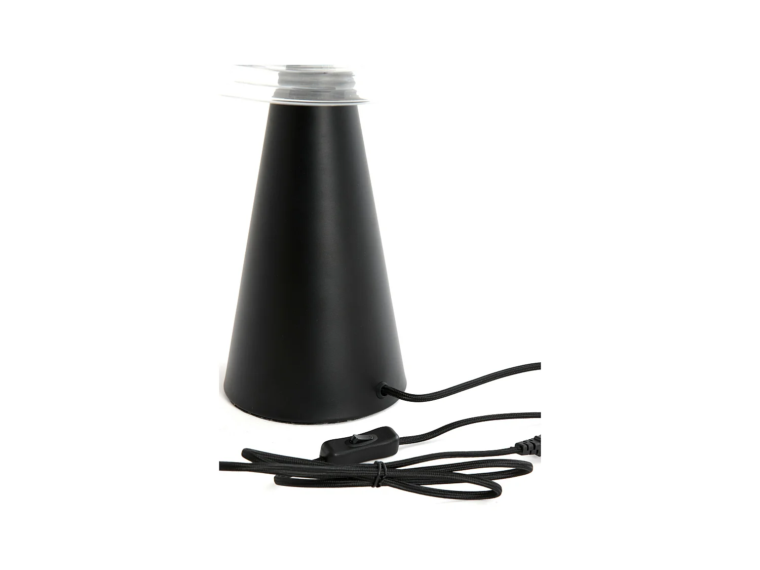 Tischlampe MUEDA - Ø30x43cm - Schwarz