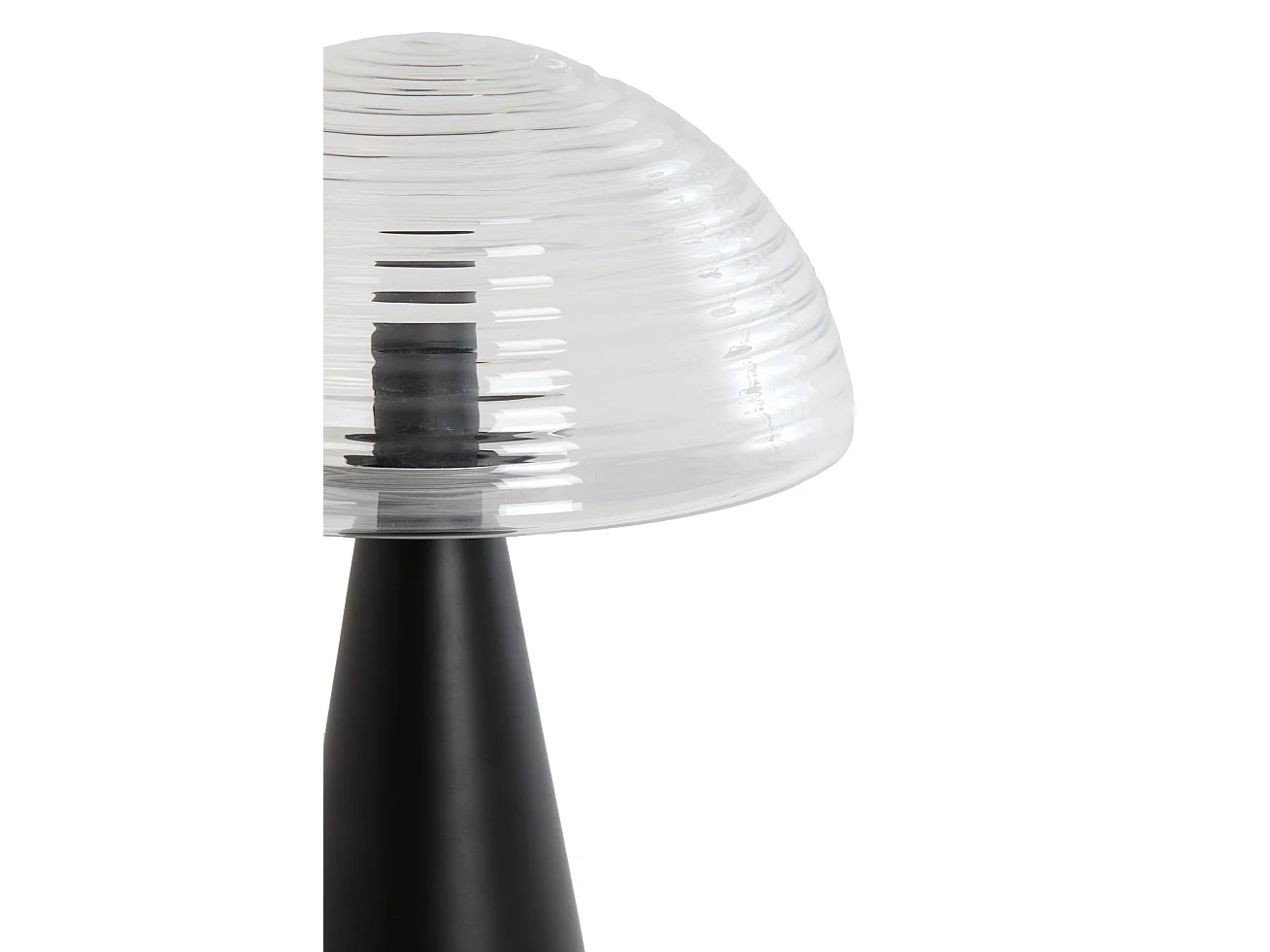 Tafellamp MUEDA - Ø30x43cm - Zwart