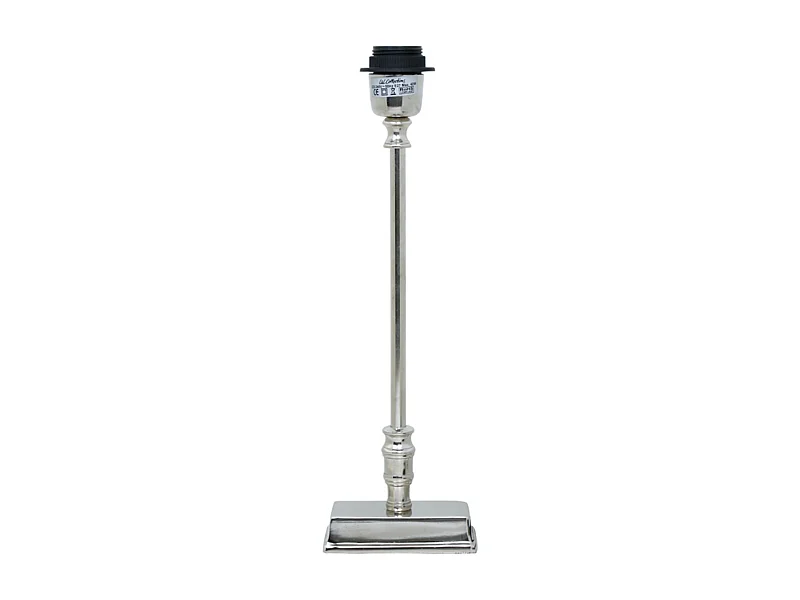 Lampvoet MEHDI - 12x6x35cm - Zilver