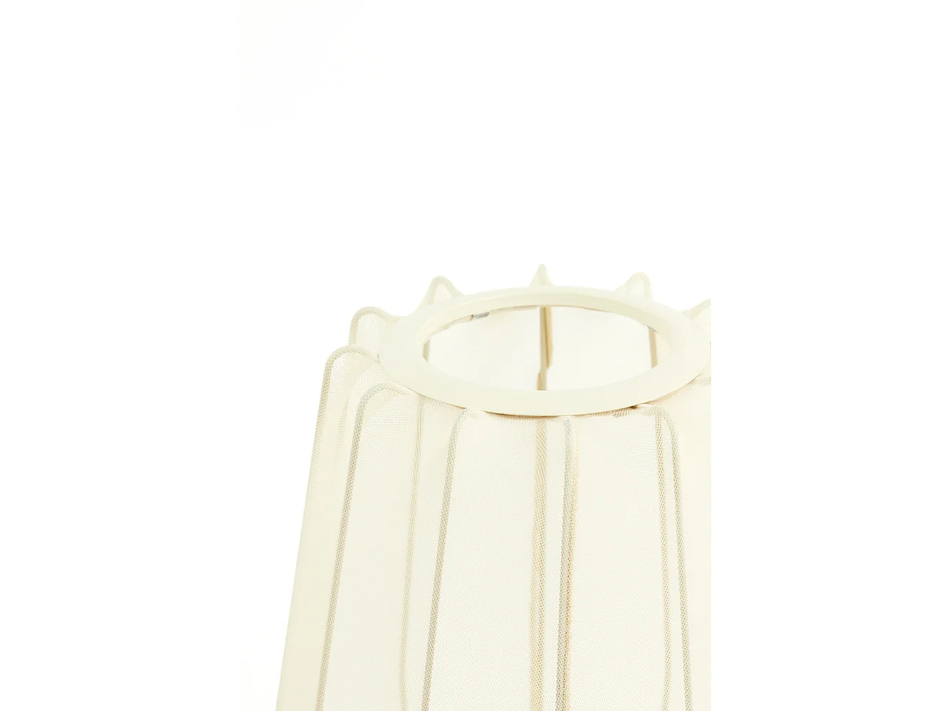Lampe de table PLUMERIA - Ø25x45cm - Beige