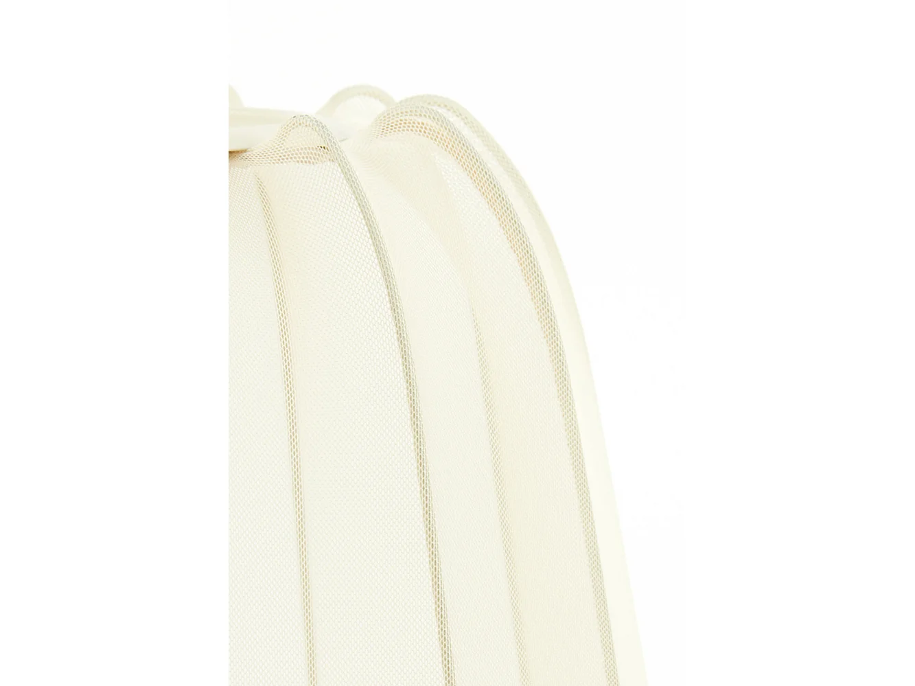 Lampe de table PLUMERIA - Ø25x45cm - Beige