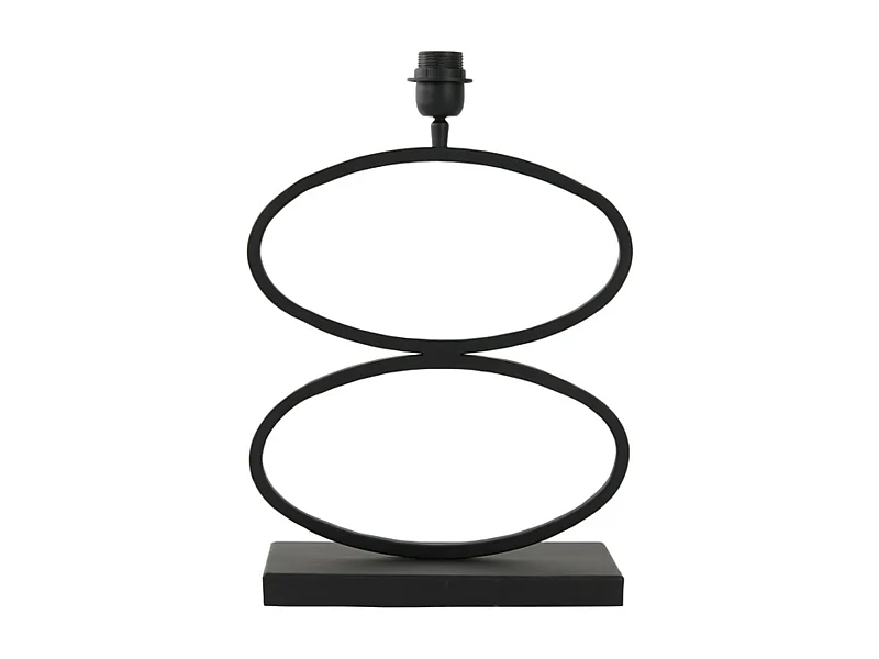 Pied de lampe STELIUS - 33x17x42cm - Noir