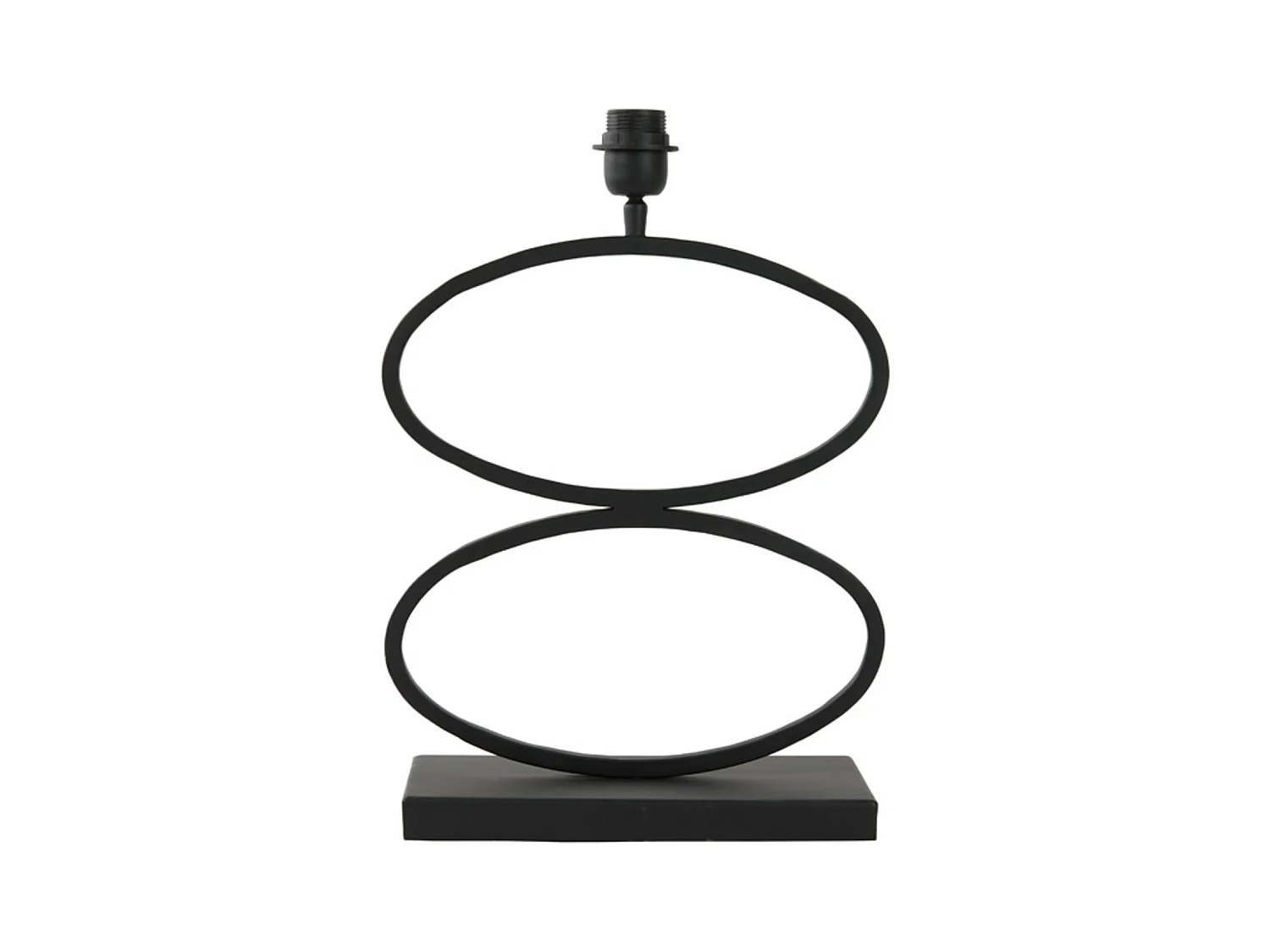 Pied de lampe STELIUS - 33x17x42cm - Noir