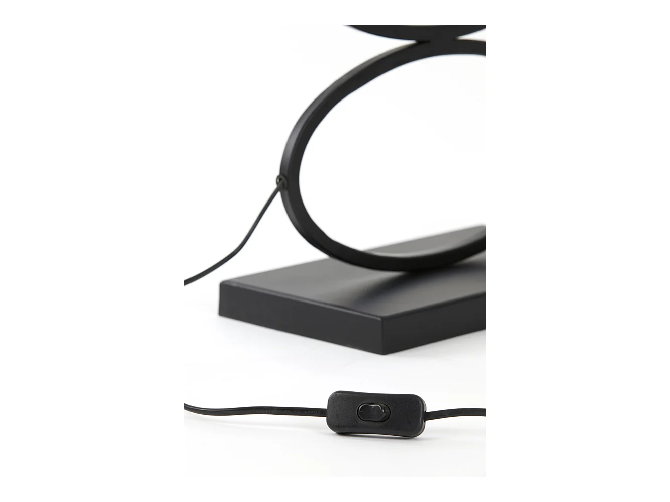 Pied de lampe STELIUS - 33x17x42cm - Noir