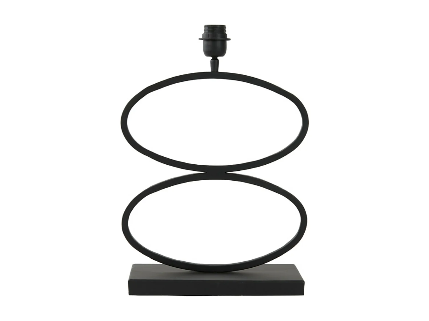 Pied de lampe STELIUS - 33x17x42cm - Noir