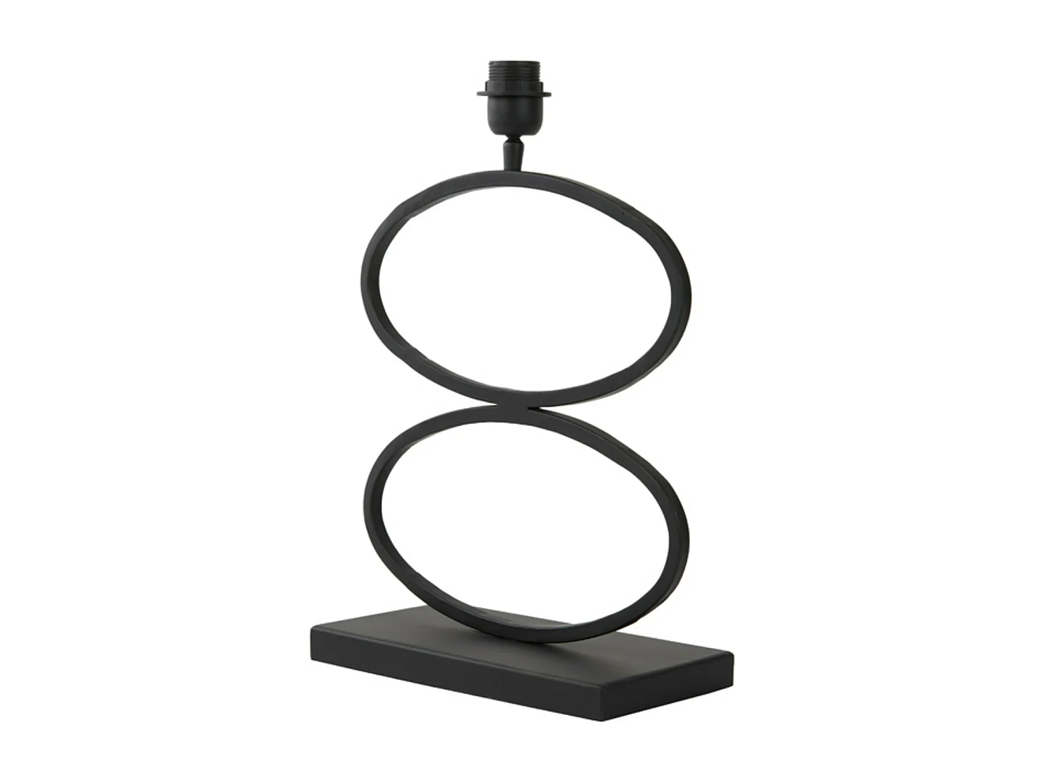 Pied de lampe STELIUS - 33x17x42cm - Noir