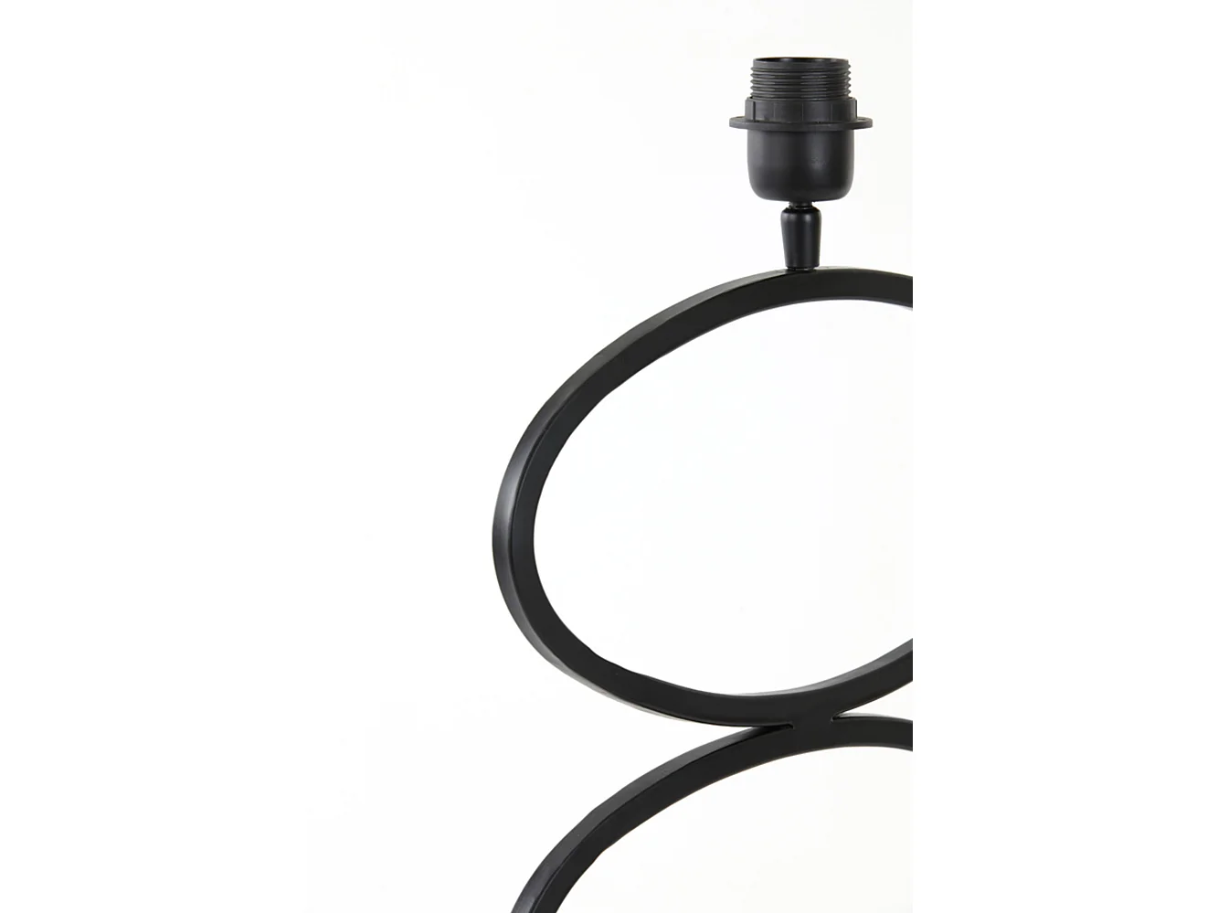 Pied de lampe STELIUS - 33x17x42cm - Noir