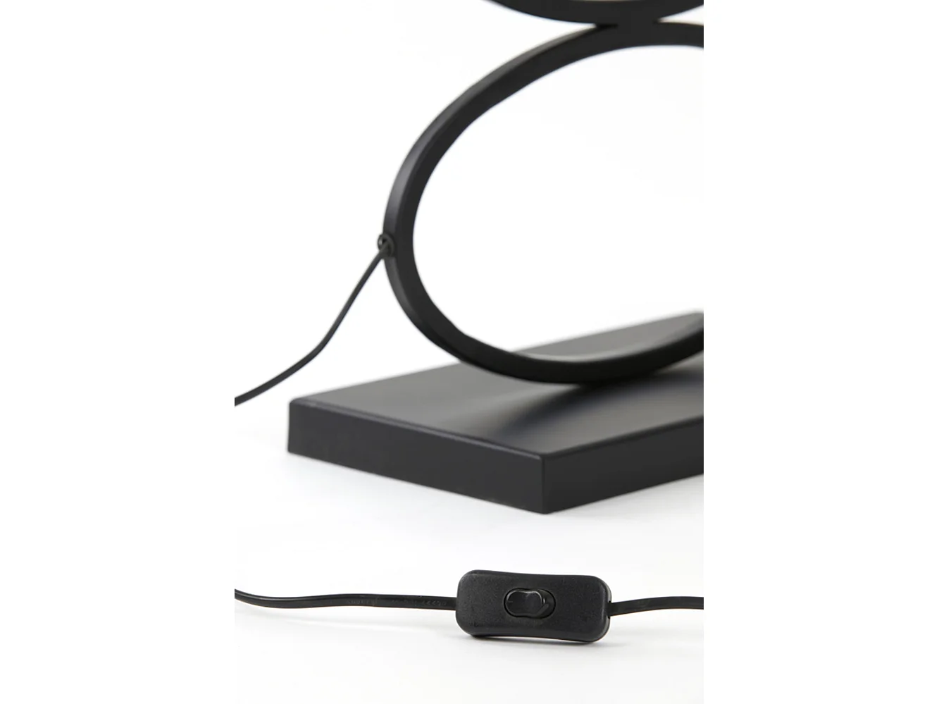 Pied de lampe STELIUS - 33x17x42cm - Noir