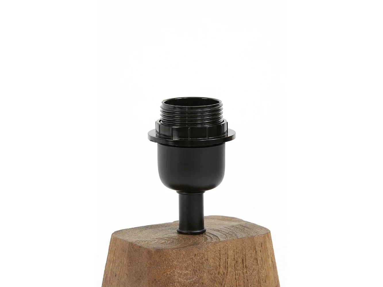 Pied de lampe KARDAN - 11x9x19cm - Marron