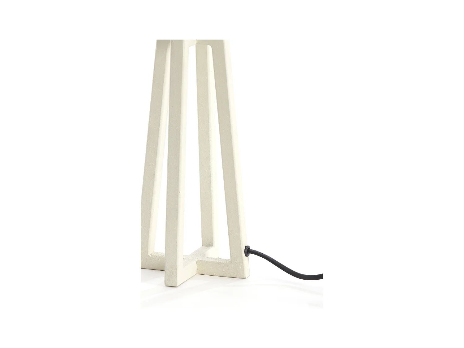 Pied de lampe MILEY - Ø11,5x31cm - Blanc