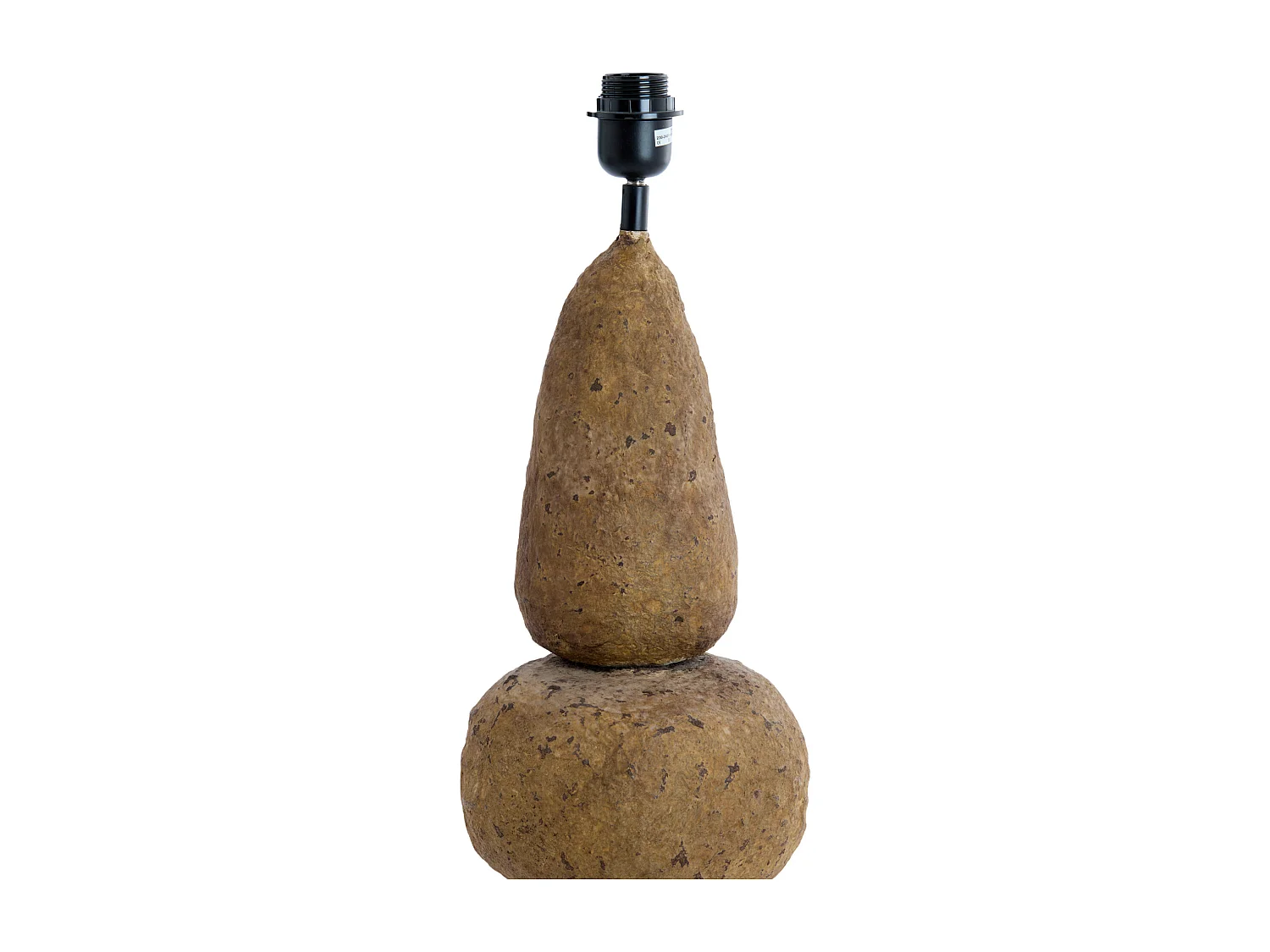 Pied de lampe MARREE - Ø22x72cm - Marron