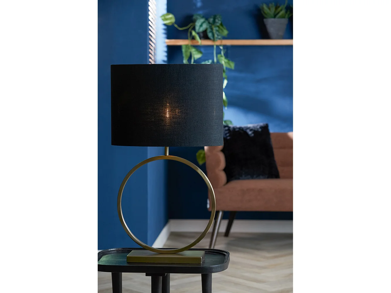 Pied de lampe LIVA - 40x13x47cm - Doré