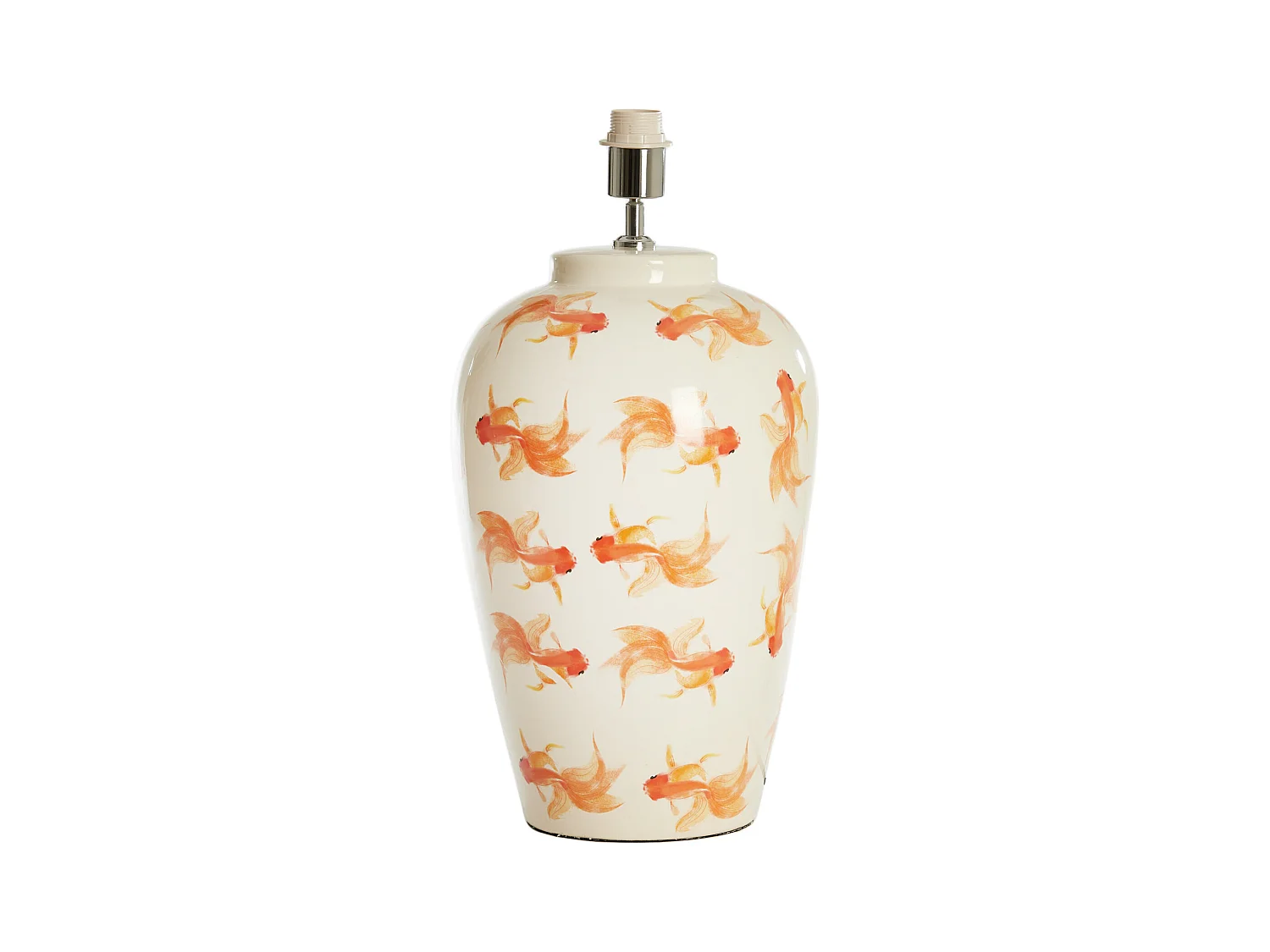 Pied de lampe FISH - Ø28x52cm - Blanc