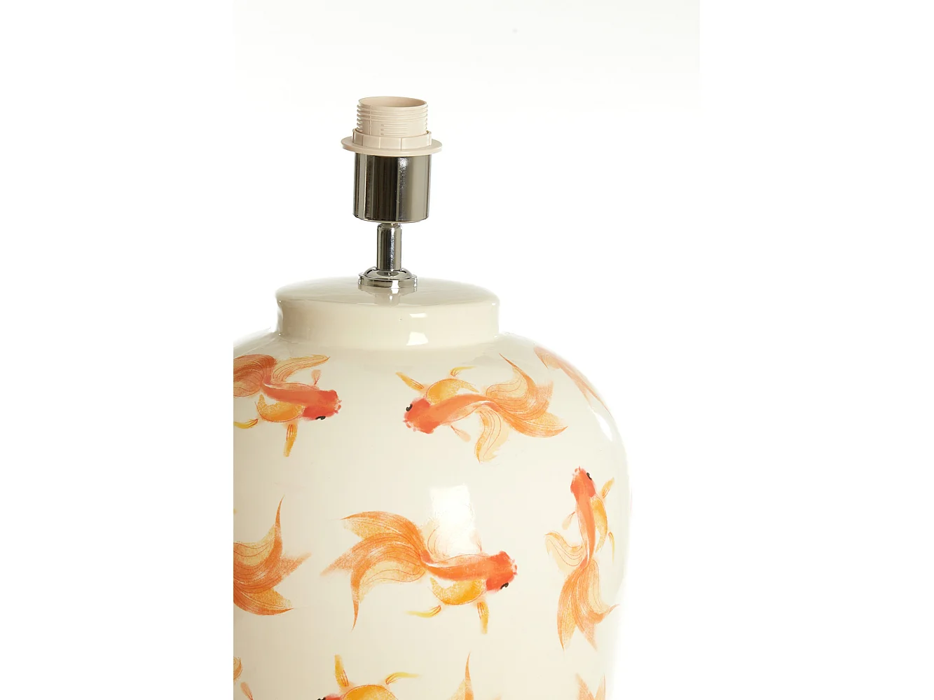 Lampvoet FISH - Ø28x52cm - Wit