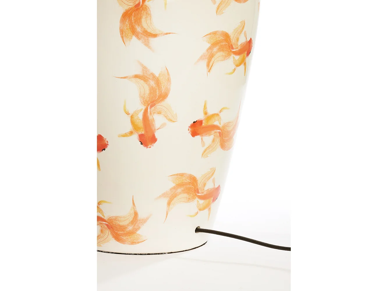 Lampvoet FISH - Ø28x52cm - Wit
