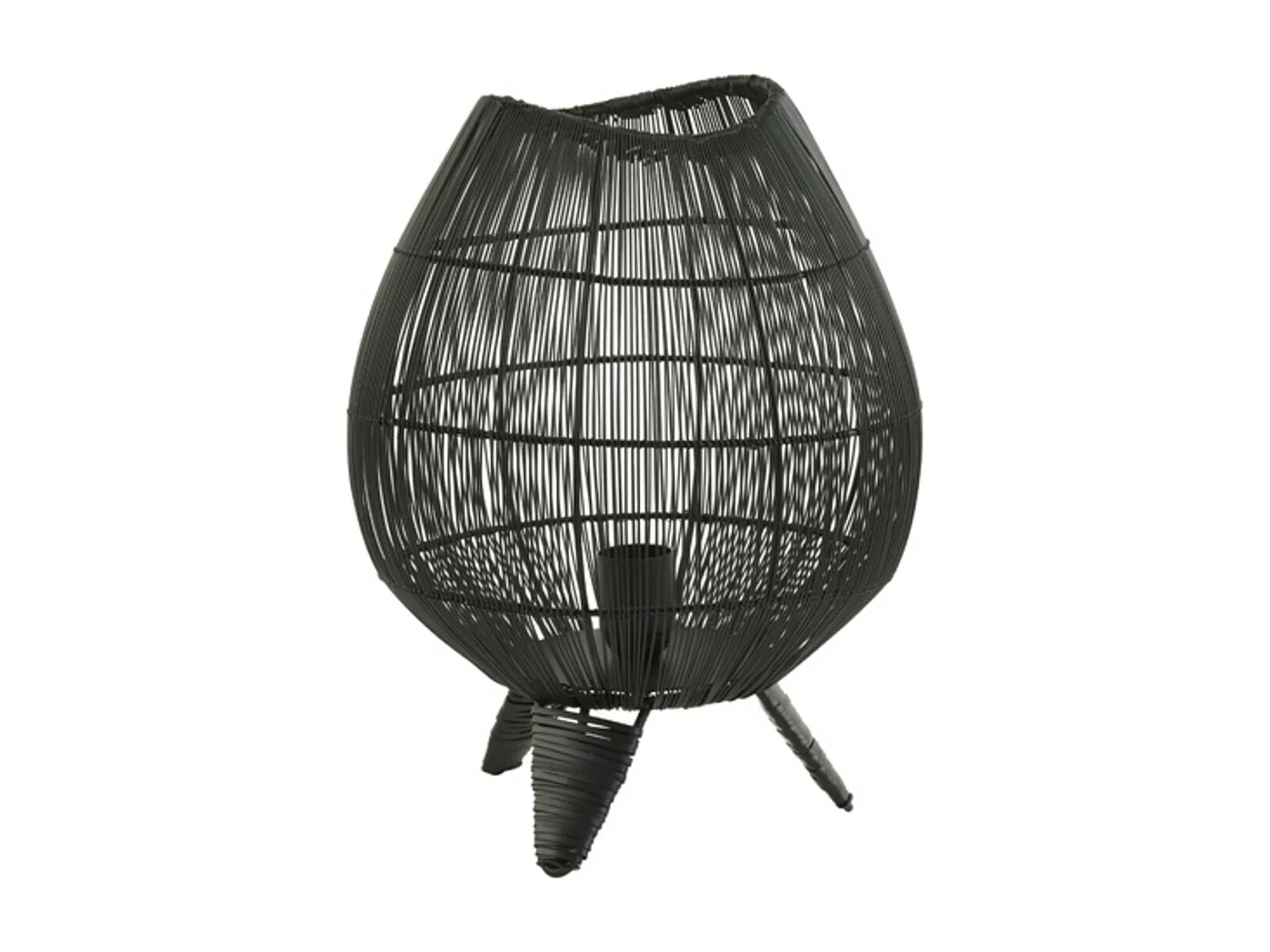 Tafellamp YUMI - Ø28x37cm - Zwart