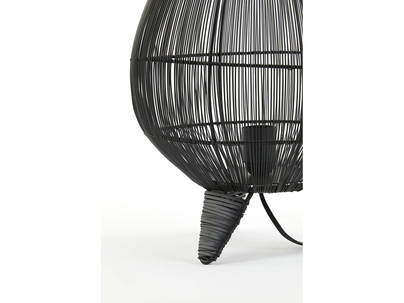 Tafellamp YUMI - Ø28x37cm - Zwart