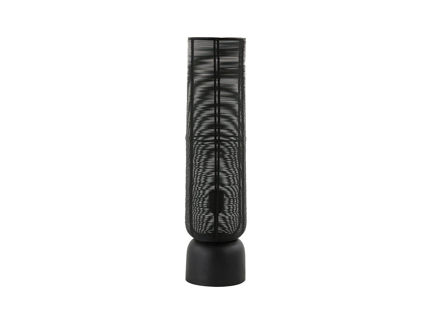 Lampe de table LEZUZA - 15,5x15,5x60,5cm - Noir