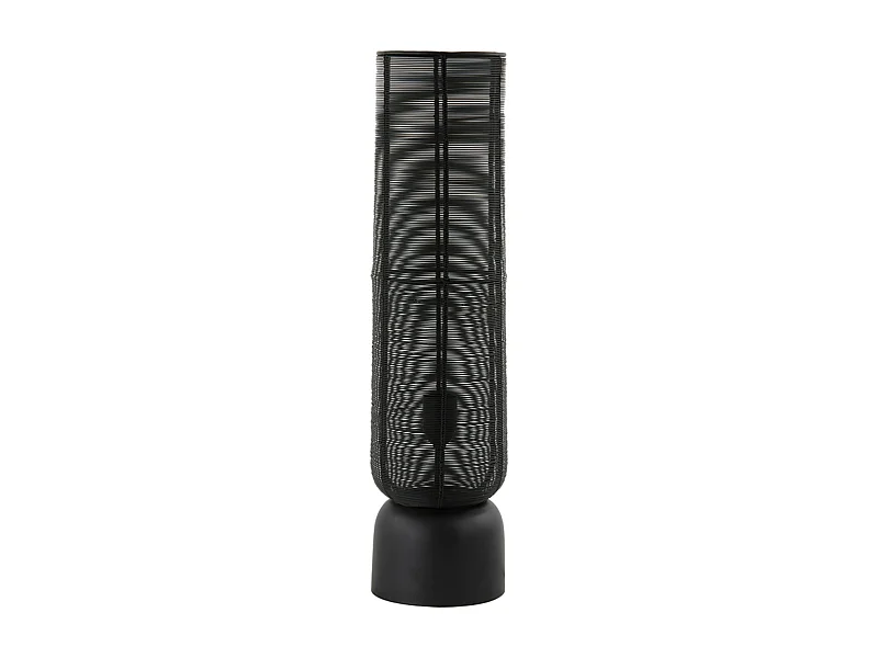 Lampe de table LEZUZA - 15,5x15,5x60,5cm - Noir