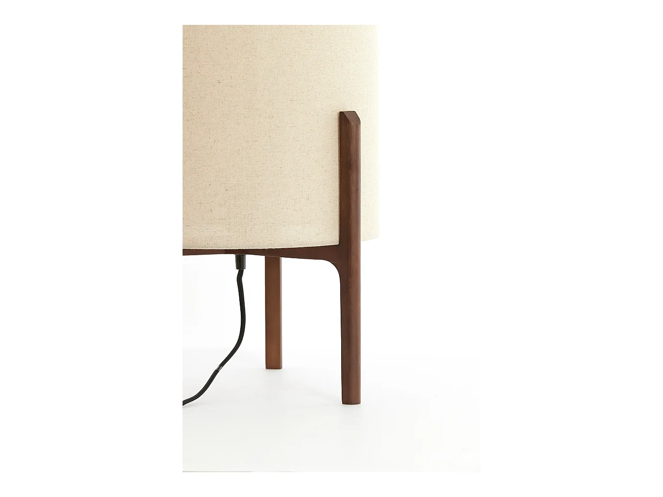 Lampe de table LITTO - Ø35x58cm - Marron