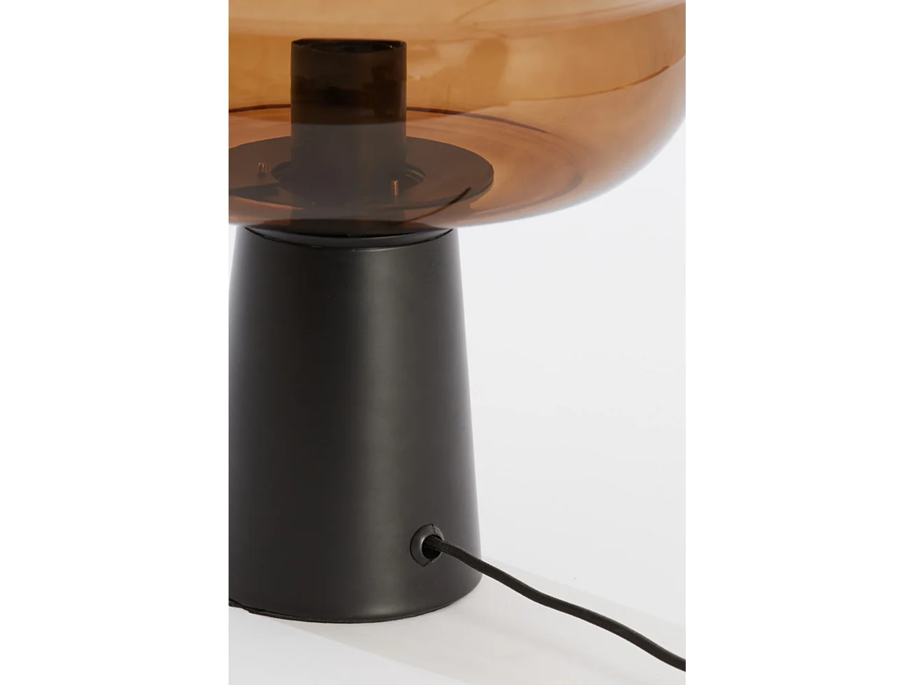 Tafellamp MISTY  - 30x30x46cm - Bruin