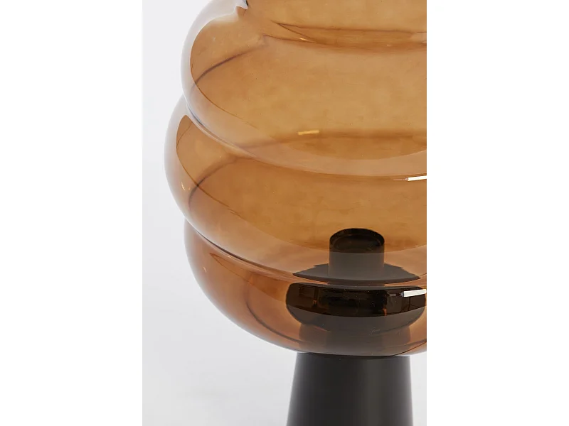 Tafellamp MISTY  - 30x30x46cm - Bruin