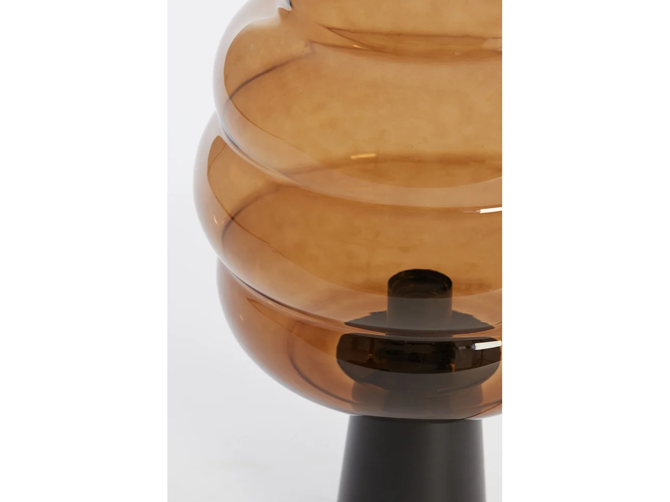 Tafellamp MISTY  - 30x30x46cm - Bruin