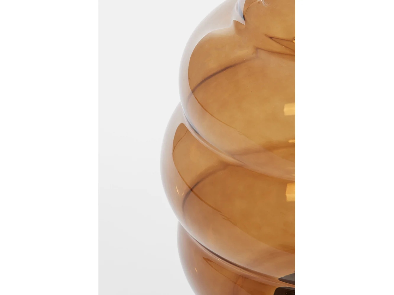 Tafellamp MISTY  - 30x30x46cm - Bruin