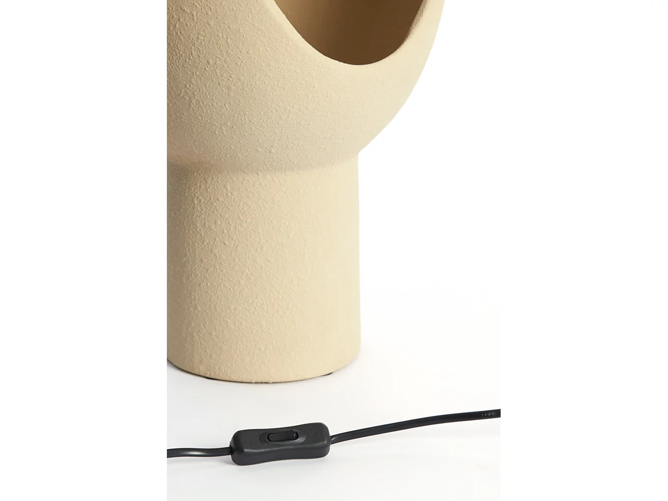 Lampe de table MONK - Ø25x46cm - Marron